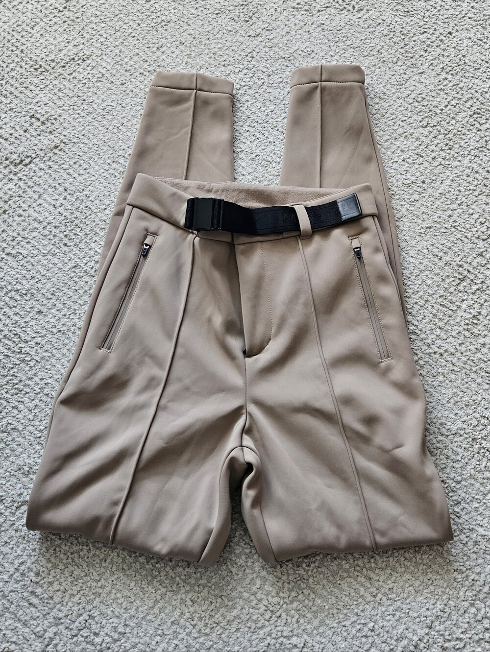 H&M Move Nude Beige Softshell Ski Pants XS NWT
